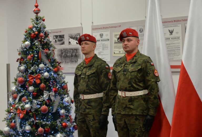 SPOTKANIE OPŁATKOWE W KOMENDZIE GŁÓWNEJ ŻANDARMERII WOJSKOWEJ